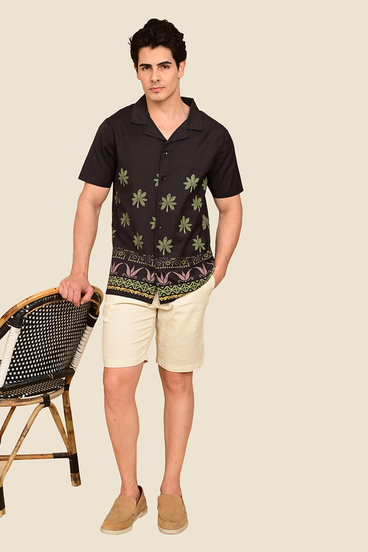 Men's Sunlit Scrolls Printed Shirt
