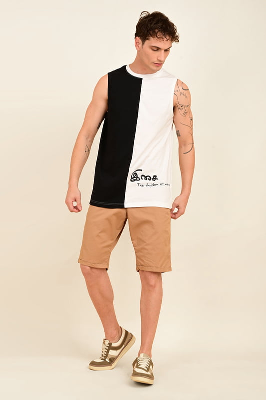 Men's Printed Muscle Vest
