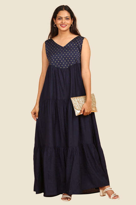 Women Tiered Ethnic Dress