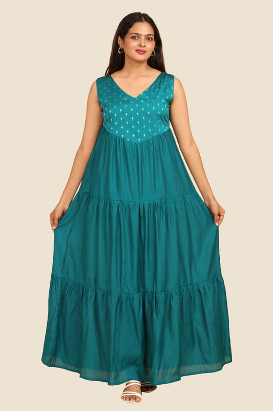 Women Tiered Ethnic Dress