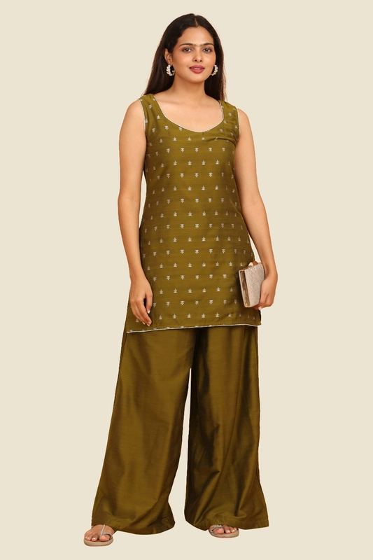 Women's Flared Solid Palazzo