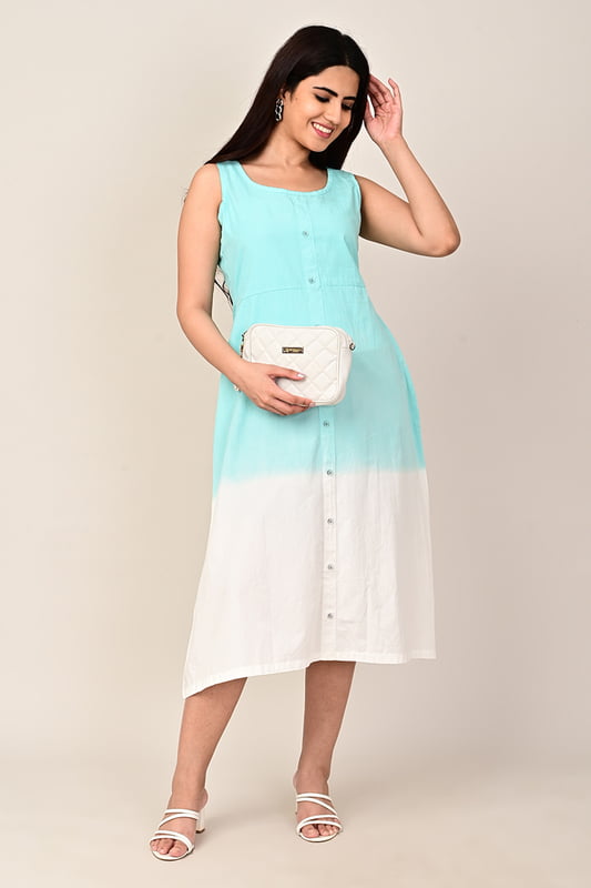 Women's Ombre Dip Dye Dress