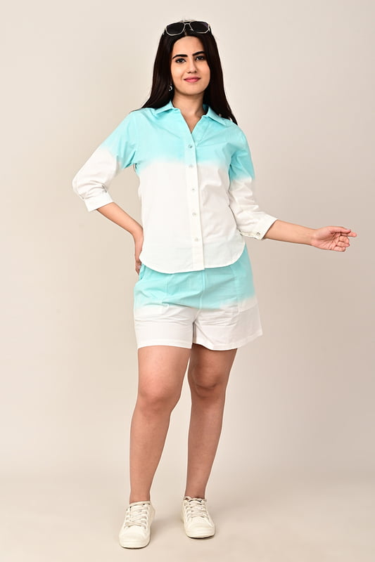 Women's Ombre Dip Dye Shirt