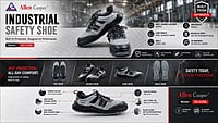 Allen Cooper 1156 | low Ankle | Steel Toe | Safety Shoe
