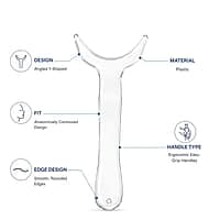 ET Dental Angled Y-Shaped Cheek Retractor – Autoclavable Dental Retractor