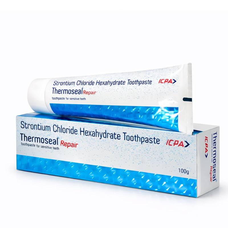 ICPA Thermoseal Repair Toothpaste 100gm Pack of 12 – Sensitive Teeth & Tooth Wear Care