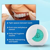 Thermoseal Waxed Dental Floss 50m – Mint Flavoured Interdental Floss