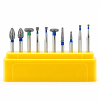 NewDiamond Molars Restoration FG Airotor Bur Kit – Pack of 10 Burs (FG-121)