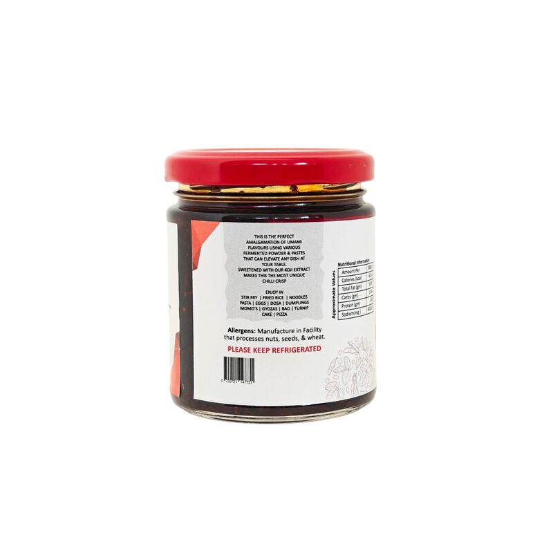 Shiitake Chilli Crisp – Earthy, Savory 200 Gms