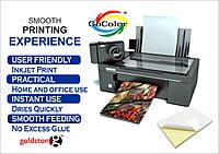 GoColor Self Adhesive Inkjet Paper - 135 Gsm A4 Size (210mm X 297mm) 20 Sheet GoColor Self Adhesive Inkjet Paper - 135 Gsm A4 Size (210mm X 297mm) 20 Sheet