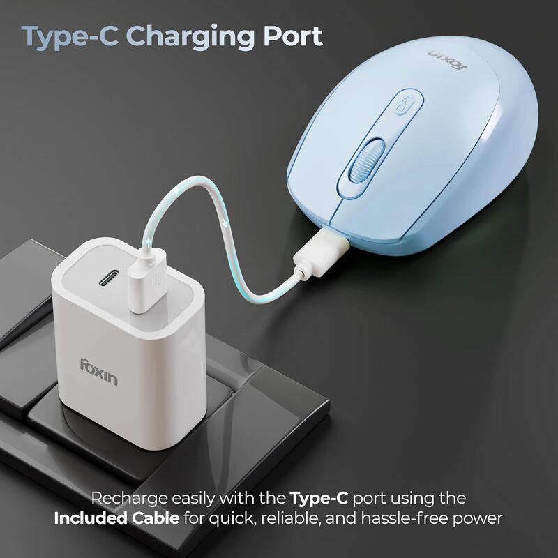 FOXIN WIRELESS RECHARGABLE MOUSE-FLOW