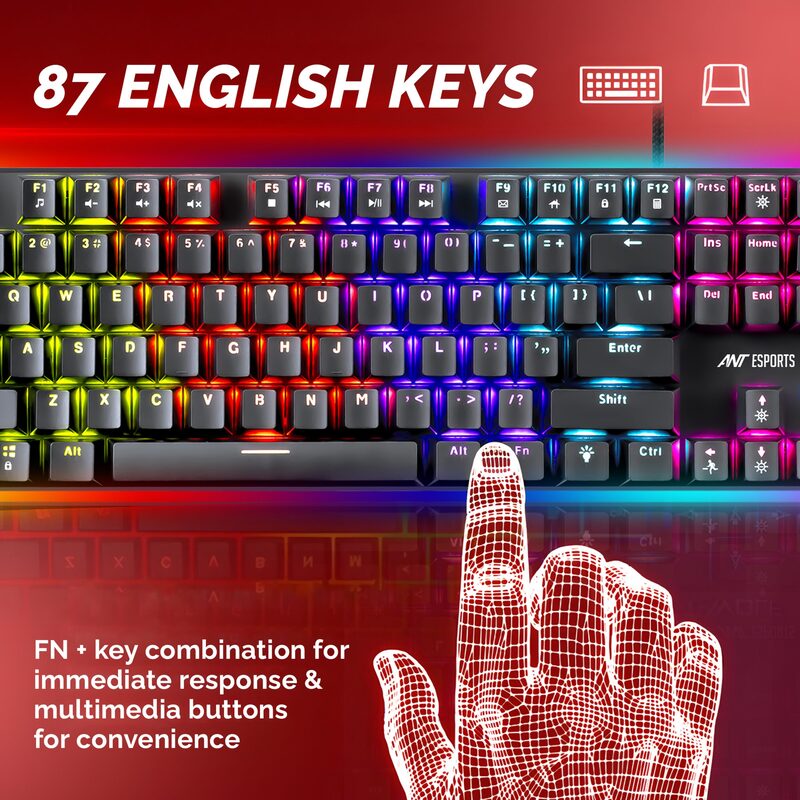 ANT ESPORTS SCORPION MK20 WIRED MECHANICAL KEYBOARD