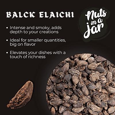 Aromatic Spices Black Elaichi 100 Grams