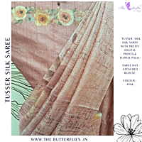 TUSSER SILK SAREE SFHSTSK23690