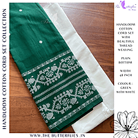 HANDLOOM COTTON CORD SET MAHCHAC24395