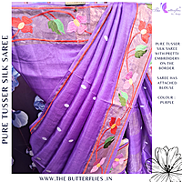 PURE TUSSER SILK SAREE YBRSTSK24418