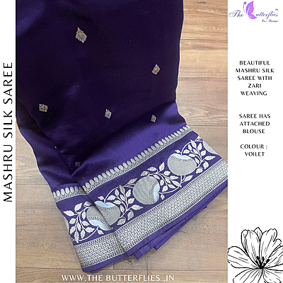 MASHRU  SILK SAREE  NISSBNS24478