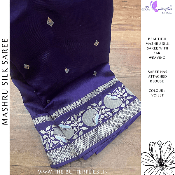 MASHRU  SILK SAREE  NISSBNS24478