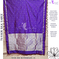 HALF PURE KANCHIVARAM SILK SAREE KPSSSIL24682