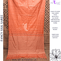 FANCY TUSSER SILK SAREE SFHSTUS24633