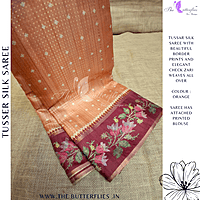 TUSSER SILK SAREE SFHSTSK24637