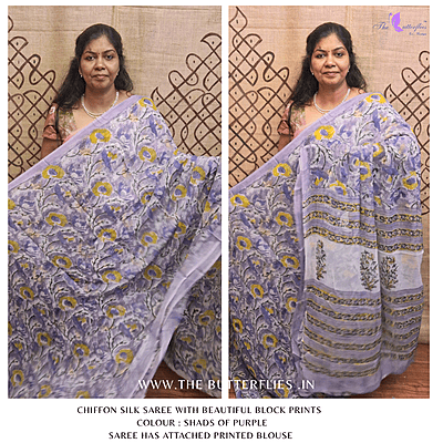 CHIFFON SILK SAREE ssgSGRS24783
