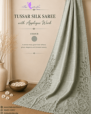 FANCY TUSSER SILK SAREE MHTSTSK24841