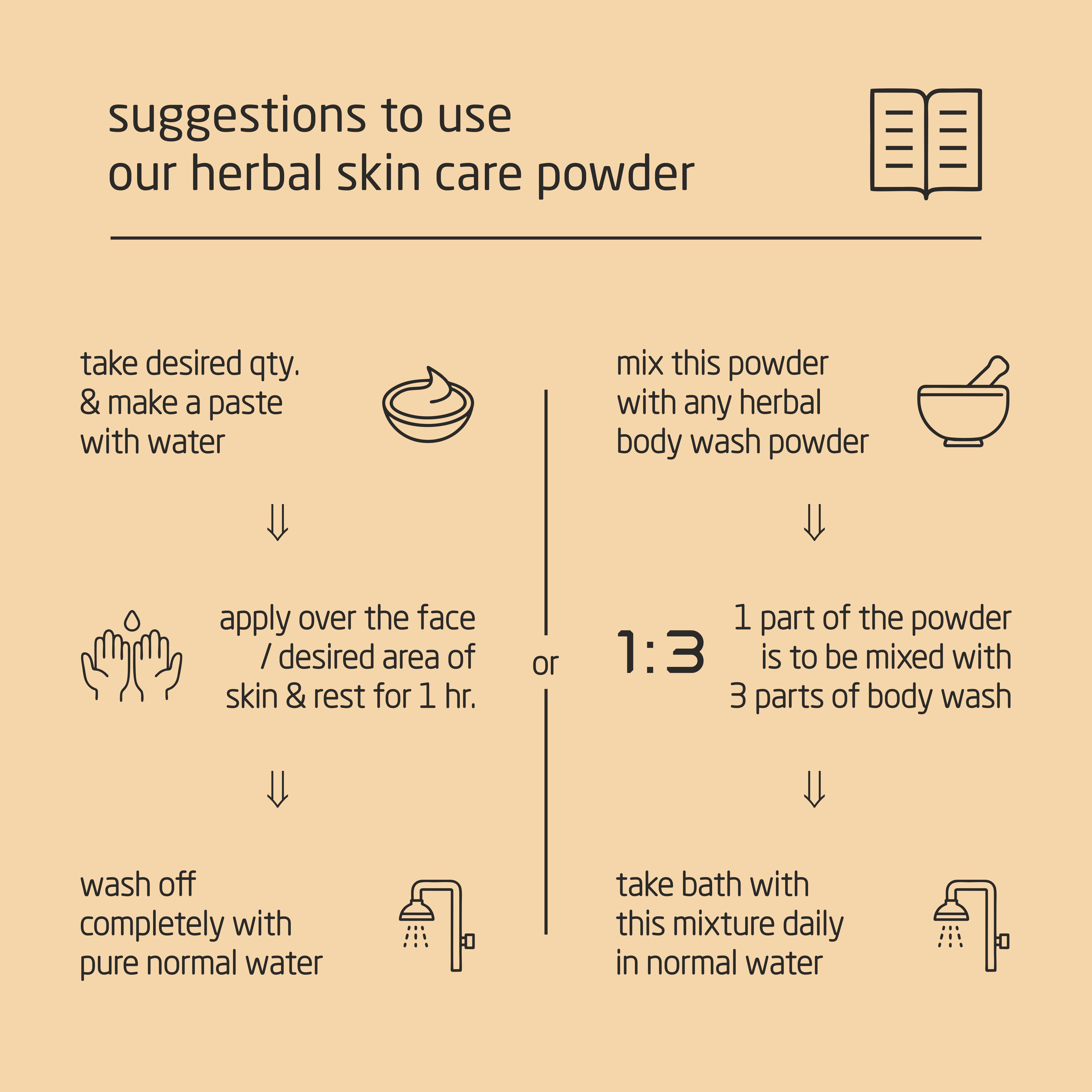 Super Premium Herbal Skin Care Powder - 100g