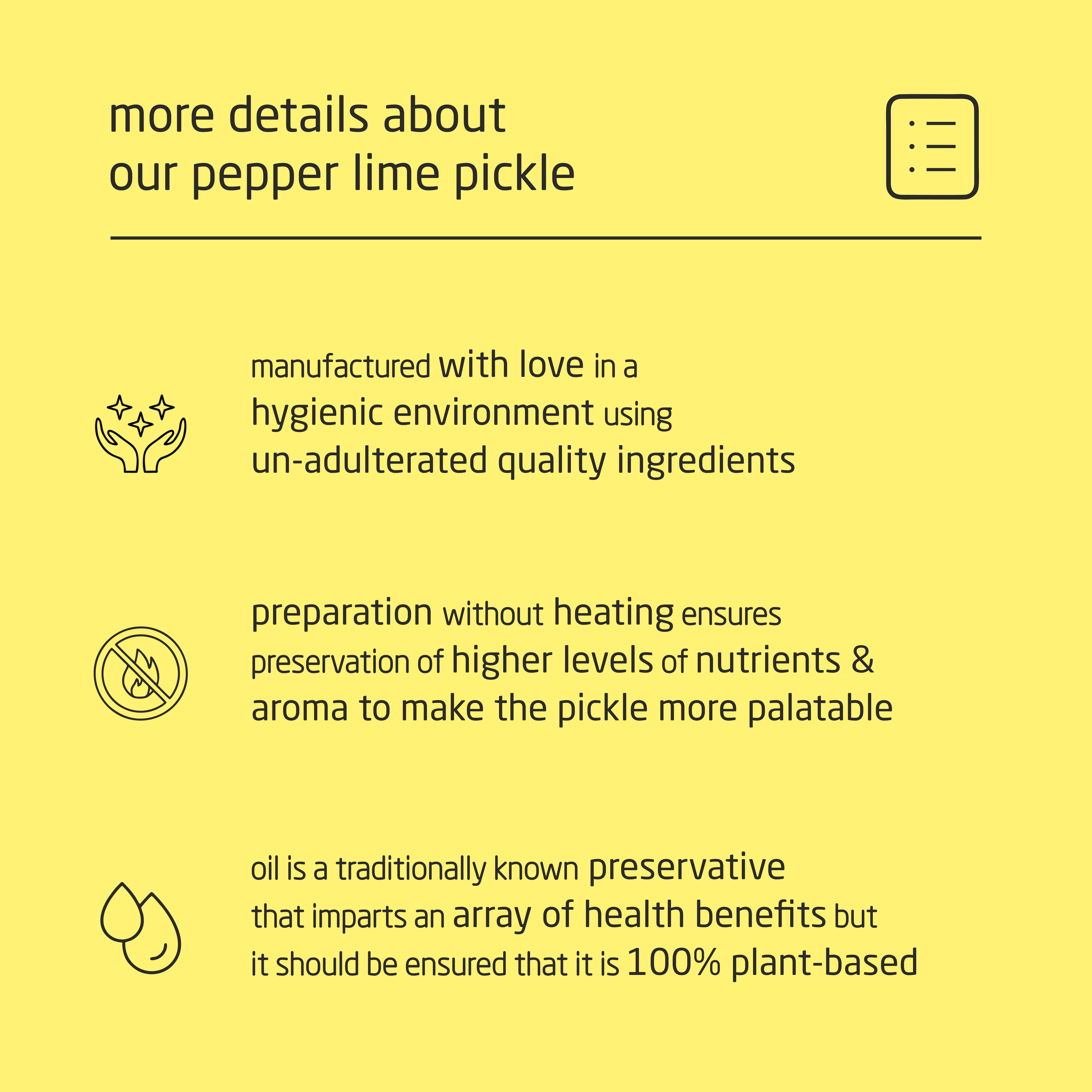 Premium Cold-Packed Pepper Lime Pickle – 185g