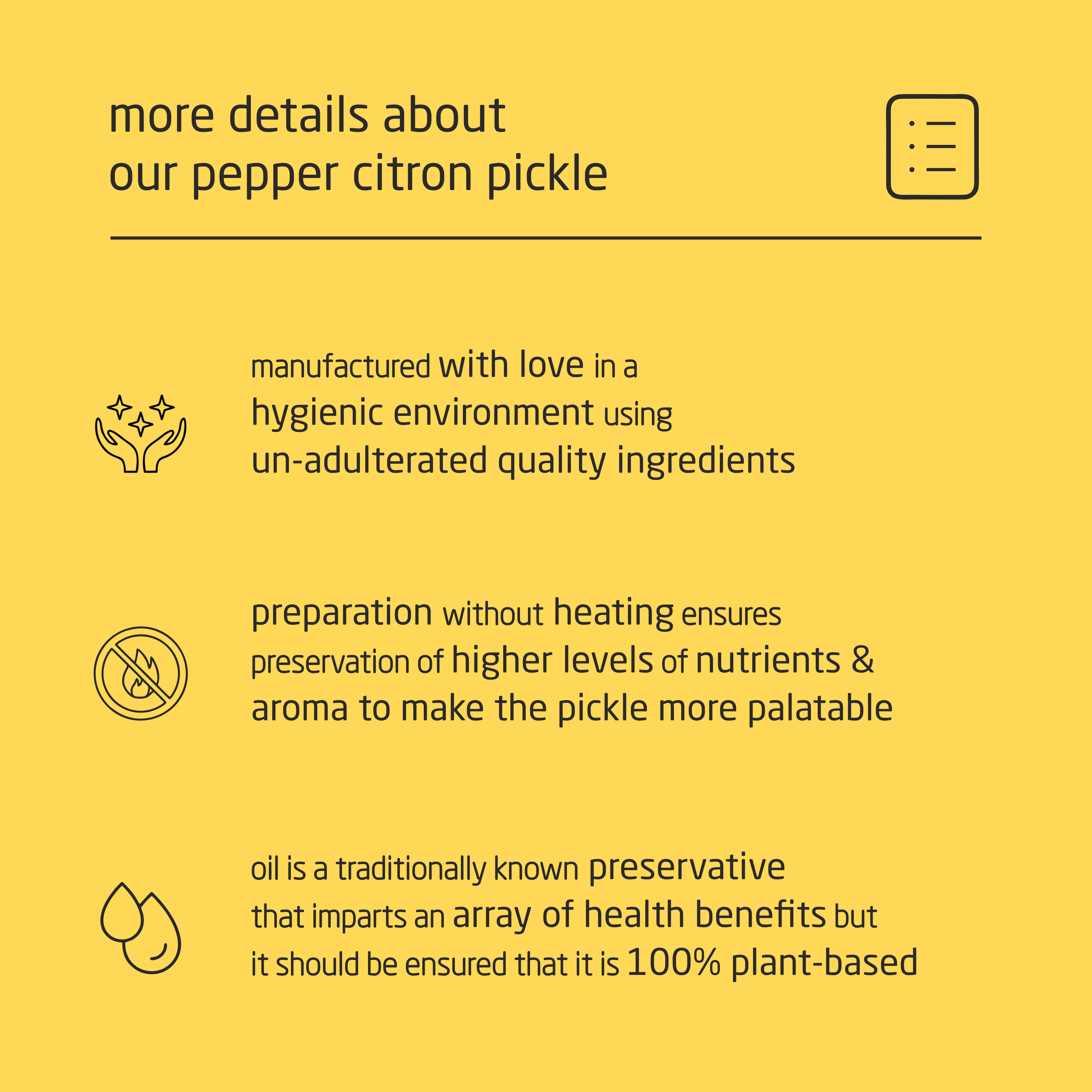 Premium Cold-Packed Pepper Citron Pickle – 185g