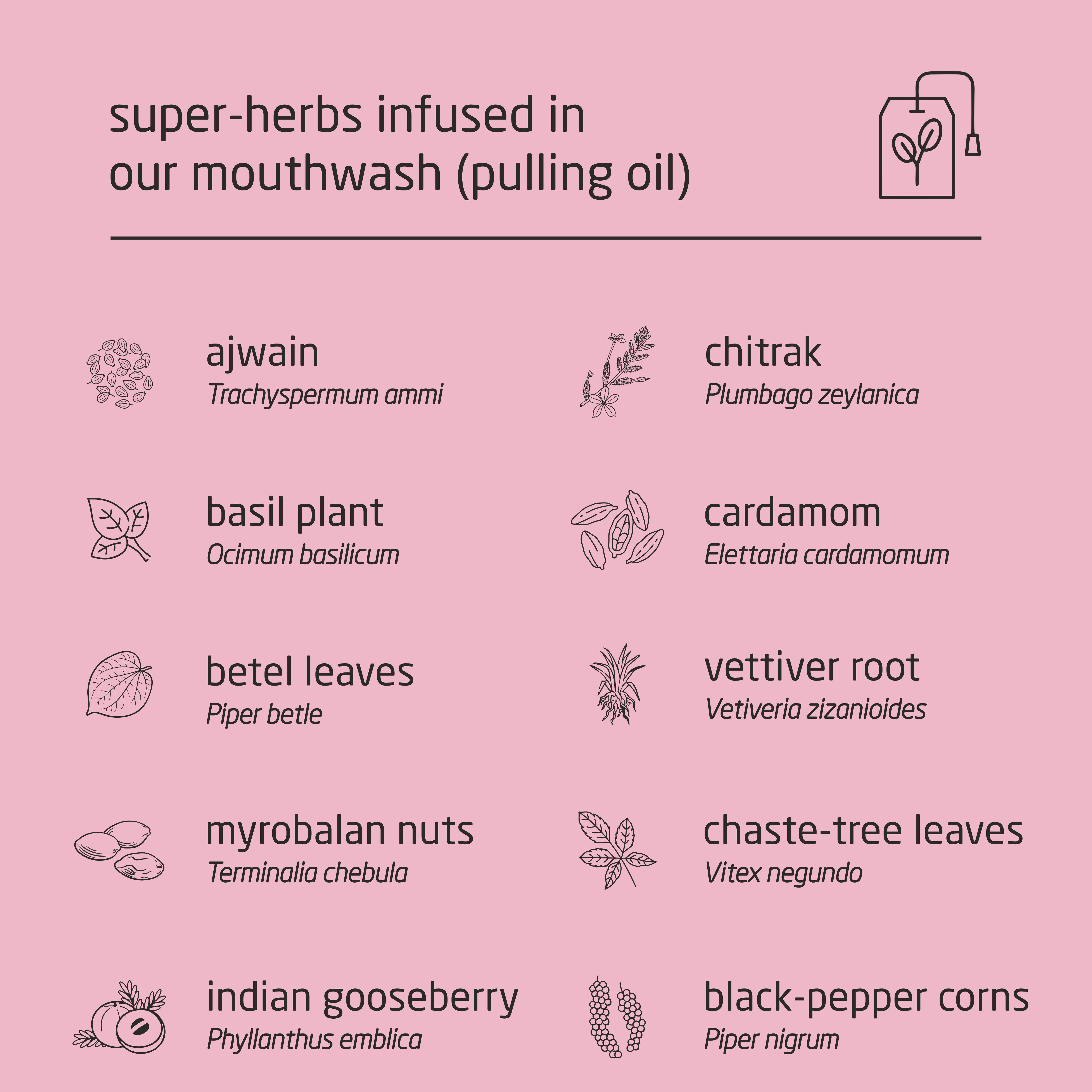 Premium Herbal Cold-Infused Mouthwash (Pulling Oil) - 100ml Premium Herbal Cold-Infused Mouthwash (Pulling Oil) - 100ml