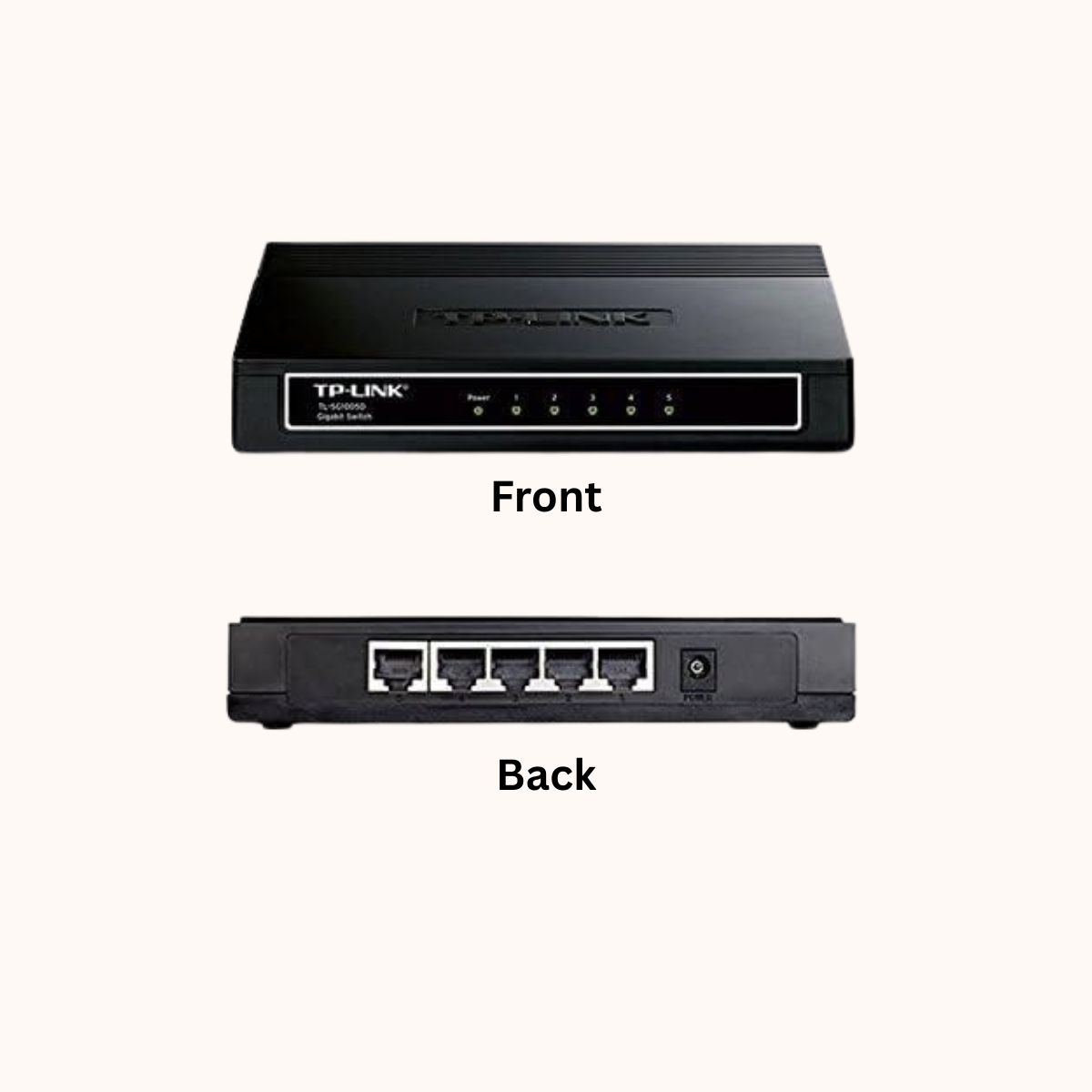 TP-Link 5-Port Gigabit Desktop Switch-TL-SG1005D