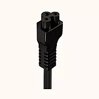 Geonix 1.5 Meter Laptop Power Cable, Black- GXLPC1.5