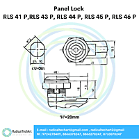 Panel Lock- RLS 41 P,RLS 43 P, RLS 44 P
