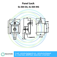 Panel Lock - SL 007 SS, SL 007 MS, SL 004 SS, SL 004 MS