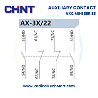 Chint NXC Mini Series Auxiliary Contact – Compact Control Accessory for NXC Contactors