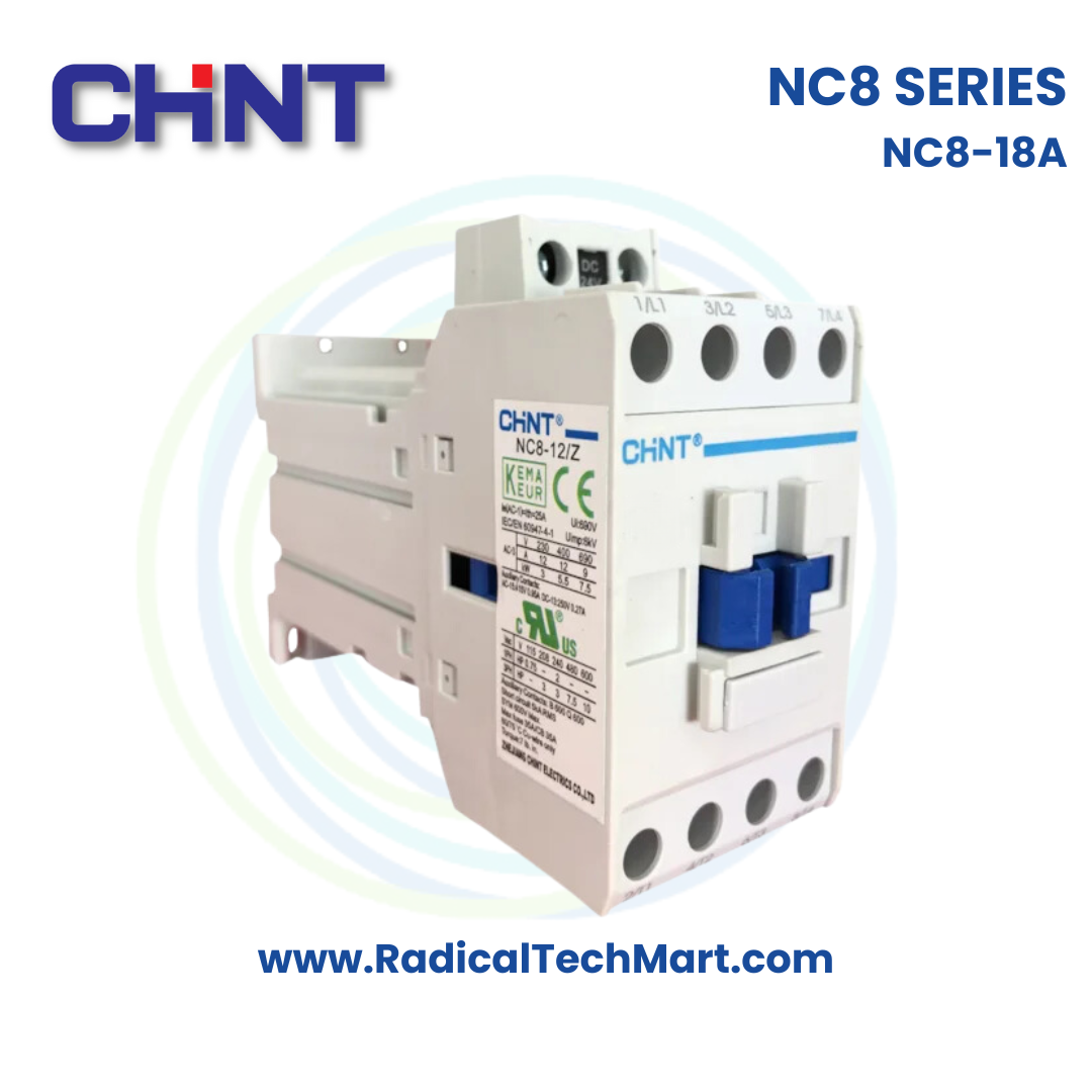 Chint NC8-18 Contactor | Industrial Motor Control Switchgear