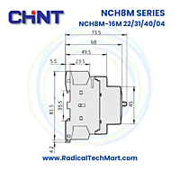 Chint NCH8-16M 22/31/40/04 Modular AC Contactor for 400V Loads