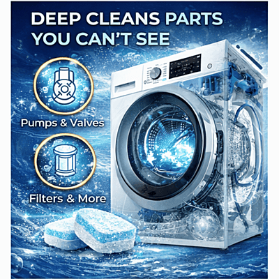 MERSA Ocean Washing Machine Cleaner & Descale Tablets