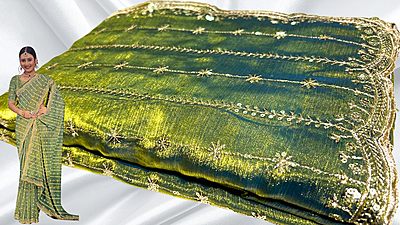 Rudha Space Designer Work Saree - Hamam