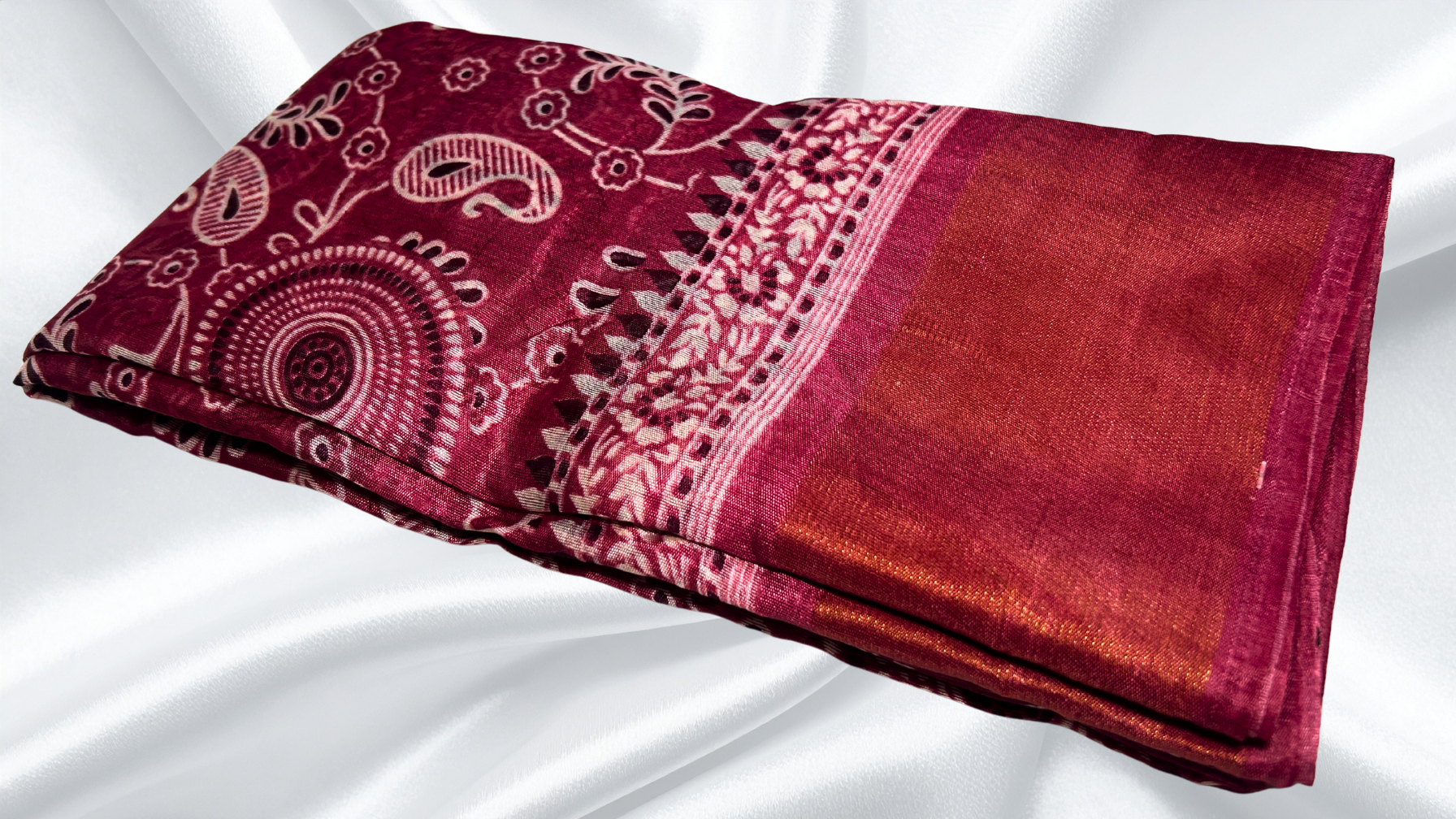 Zarina Pattu Soft Saree - Magenta
