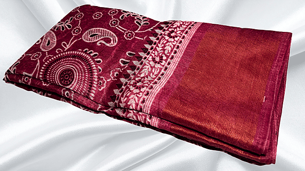 Zarina Pattu Soft Saree - Magenta