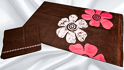Scarlet Pure Cotton Styler Saree - Brown Scarlet Pure Cotton Styler Saree - Brown