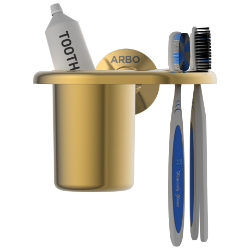 LE-GG-07 Tumbler Holder (Glossy Gold Finish)