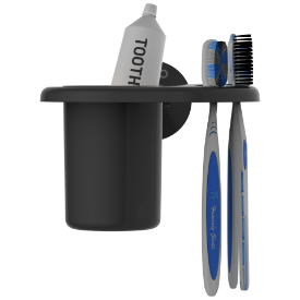 LE-MB-07 Tumbler Holder (Matt Black)