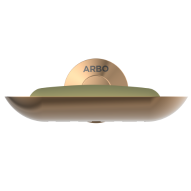 LE-RG-03 Soap Dish (Rose Gold Finish)