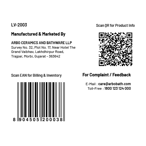 LV-2003 Long Nose Bib Tap With Wall Flange