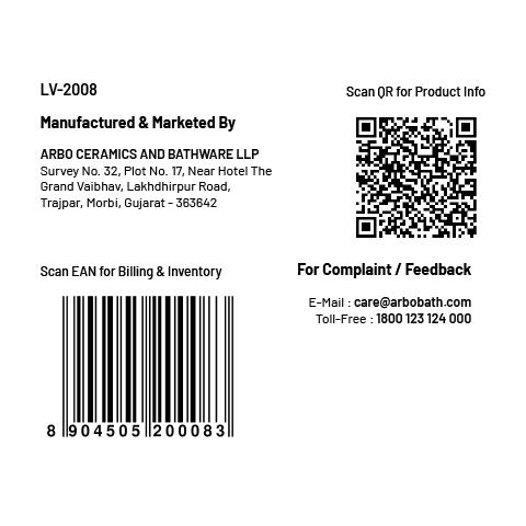 LV-2008 Sink Cock With Swinging Spout With Wall Flange (Wall Mounted Model)
