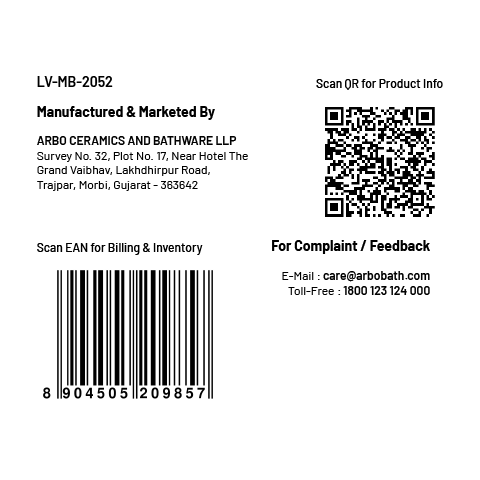 LV-MB-2052 High Flow Diverter Body With Upper Part Set (Matt Black)