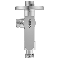 IX-2807 2 Way Angle Cock With Wall Flange